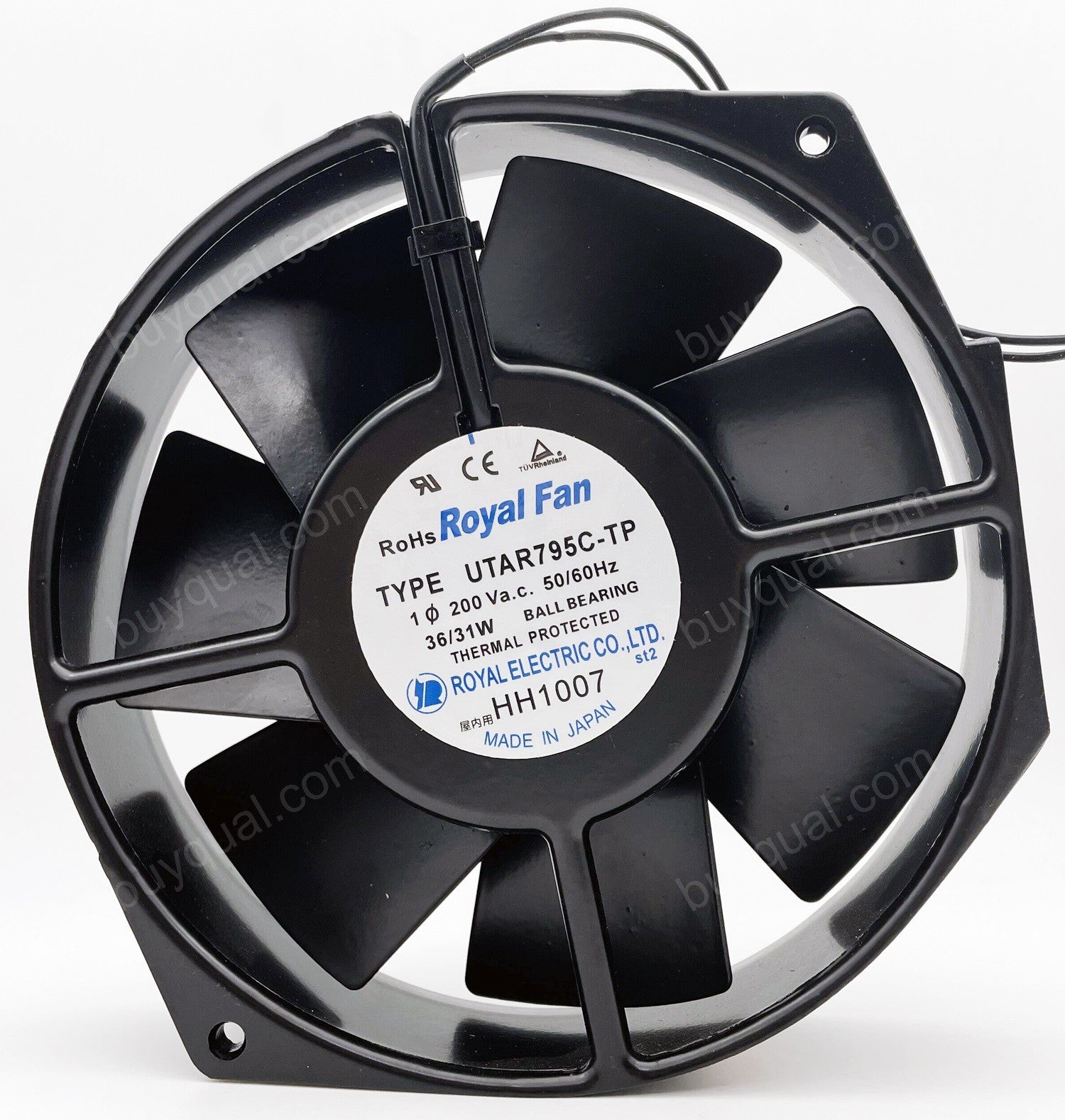 Royal UTAR795C-TP 200V 0.18/0.16A 36/31W 2wires Cooling Fan Royal UTAR795C-TP 200V 0.18/0.16A 36/31W 2wires Cooling Fan